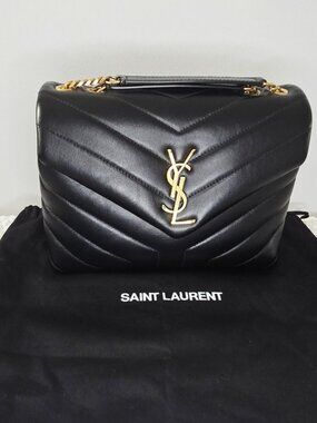 Saint Laurent Small LouLou - Black